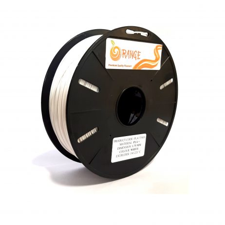 Orange Pla+ 1.75Mm 3D Printing Filament 1Kg-White