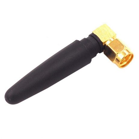 865 - 868 Mhz / 1Dbi Gain Rubber Duck Antenna With Sma-Male Right Angle Foldable Connector