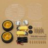 2WD Mini Round Double-Deck Smart Robot Car Chassis DIY Kit