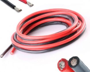 Plusivo 18AWG Hook up Wire Kit - 600V Tinned Stranded Silicone