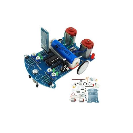 D2-6 Bluetooth Remote Control Intelligent Car 51 MCU DIY Kit