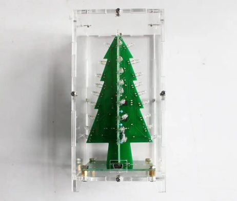 Generic Dc 5V Operated Colorful Christmas Led Tree Diy Kit With Acrylic Case 8