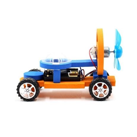 Generic Diy Educational Early Learning Wind Colorful Car Toy 3