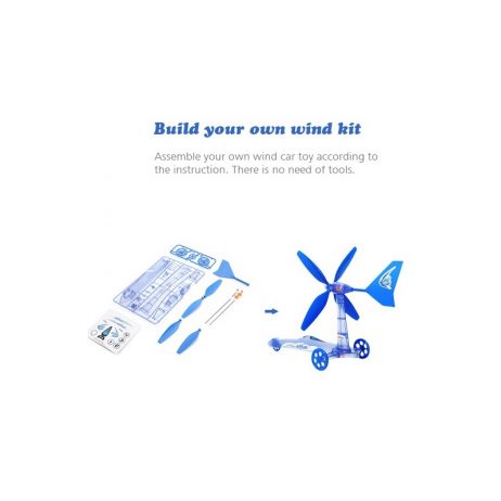 Diy Wind Power Car Educational Kit For Kids