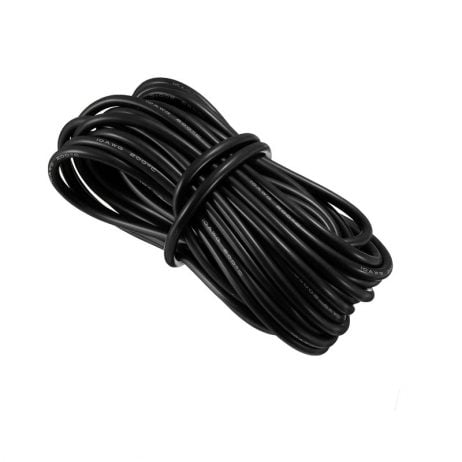 High Quality Ultra Flexible 10AWG Silicone Wire 5m (Black)
