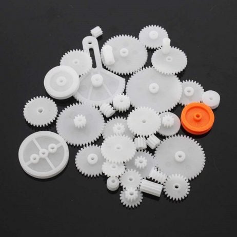 Plastic Rack And Pinion Gear Pulley Shaft Worm Gear Reducer For Robot Diy Assorted Kit- 34 Kinds