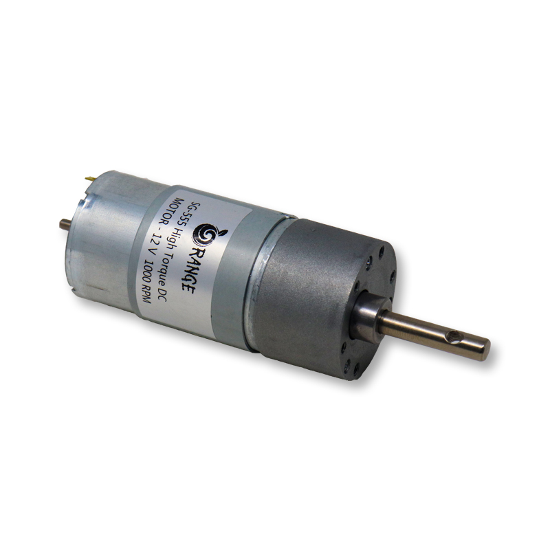 Single Phase 3 W MG555 12V 100RPM Square Gearbox DC Motor For DIY