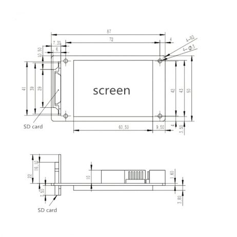 2.4 inch Mini 3D Printer LCD Splash Screen MKS TFT24 Touch Screen