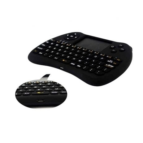 2.4G Wireless Mini Touch Keyboard With Colorful Backlight For Raspberry Pi 4B3B3B 1