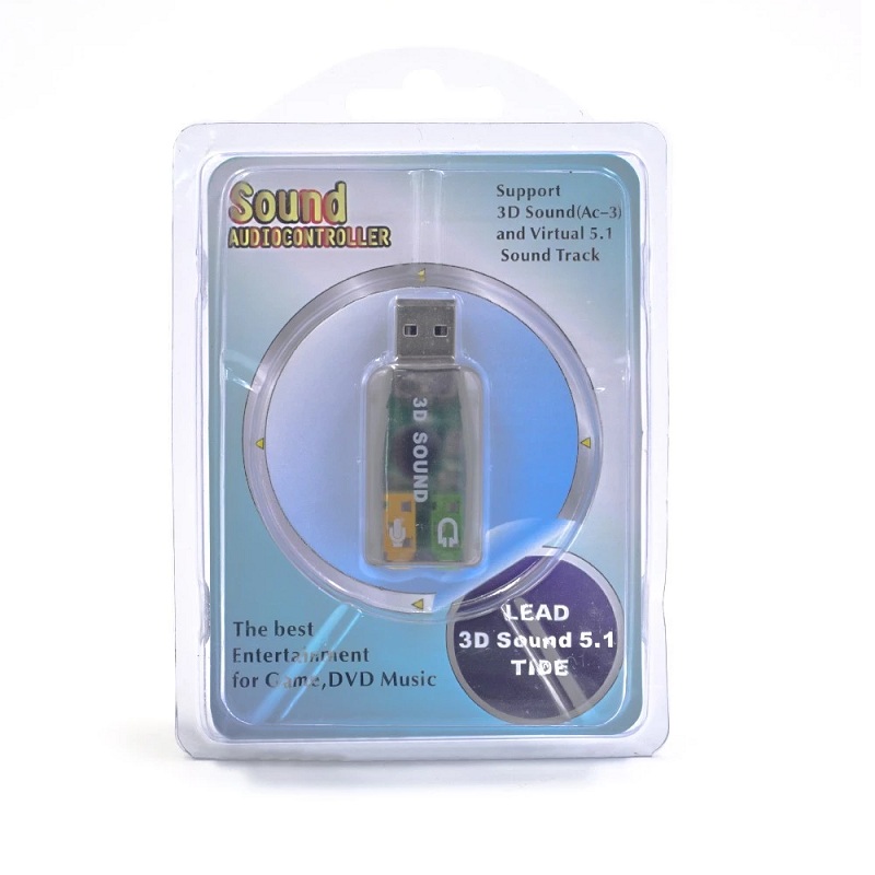 overtale tavle tung Buy 5.1 Channel USB Sound Card for Raspberry Pi | Robu.in
