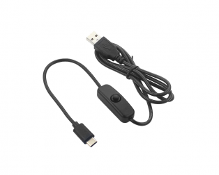 5V 3A USB to Type C Cable With ONOFF Switch Power Control for Raspberry Pi 4B