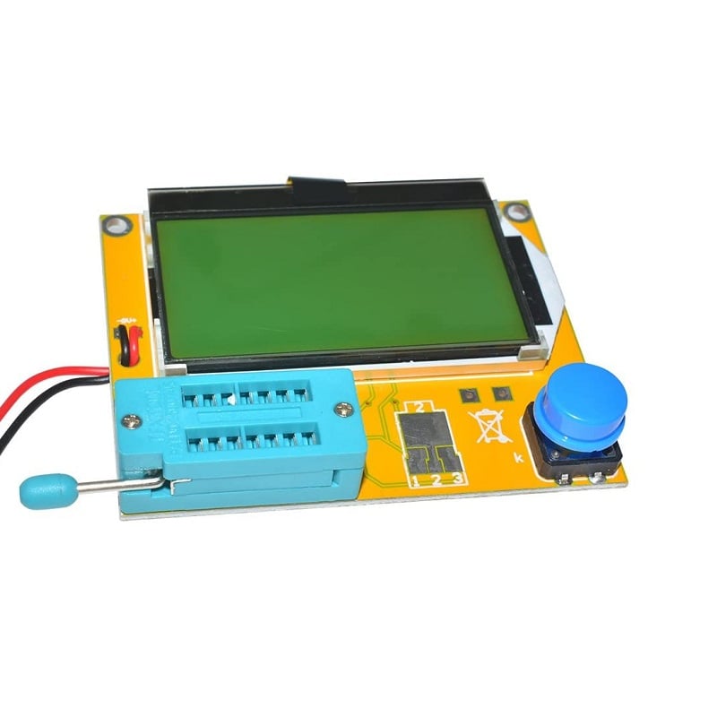 LCR-T4 LCD Digital Transistor Tester Meter Backlight Diode Triode Capacitance ESR Meter for MOSFET/JFET/PNP/NPN L/C/R 1 