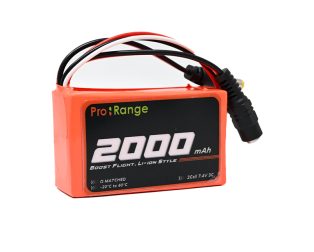 Pro-Range INR 18650 7.4V 2000mAh 3C 2S1P Li-Ion Battery Pack