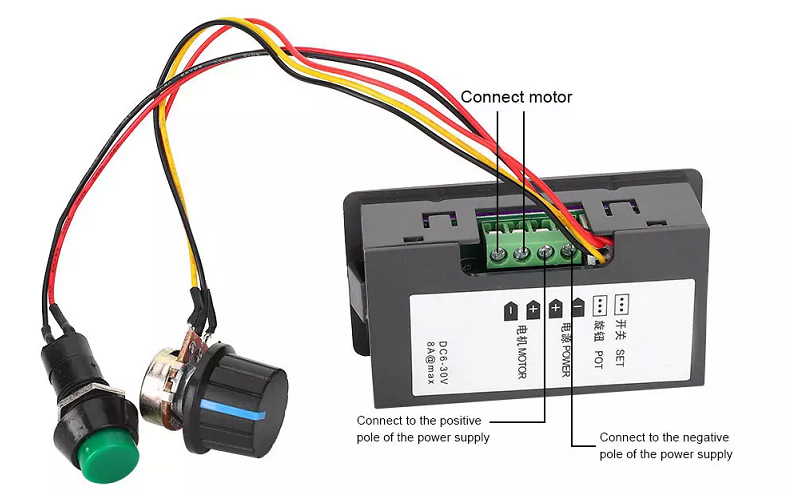 CCM5D Digital PWM DC Motor Speed Controller With Display