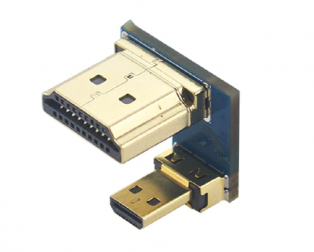 Micro HDMI Male to HDMI Male Adapter for PI4