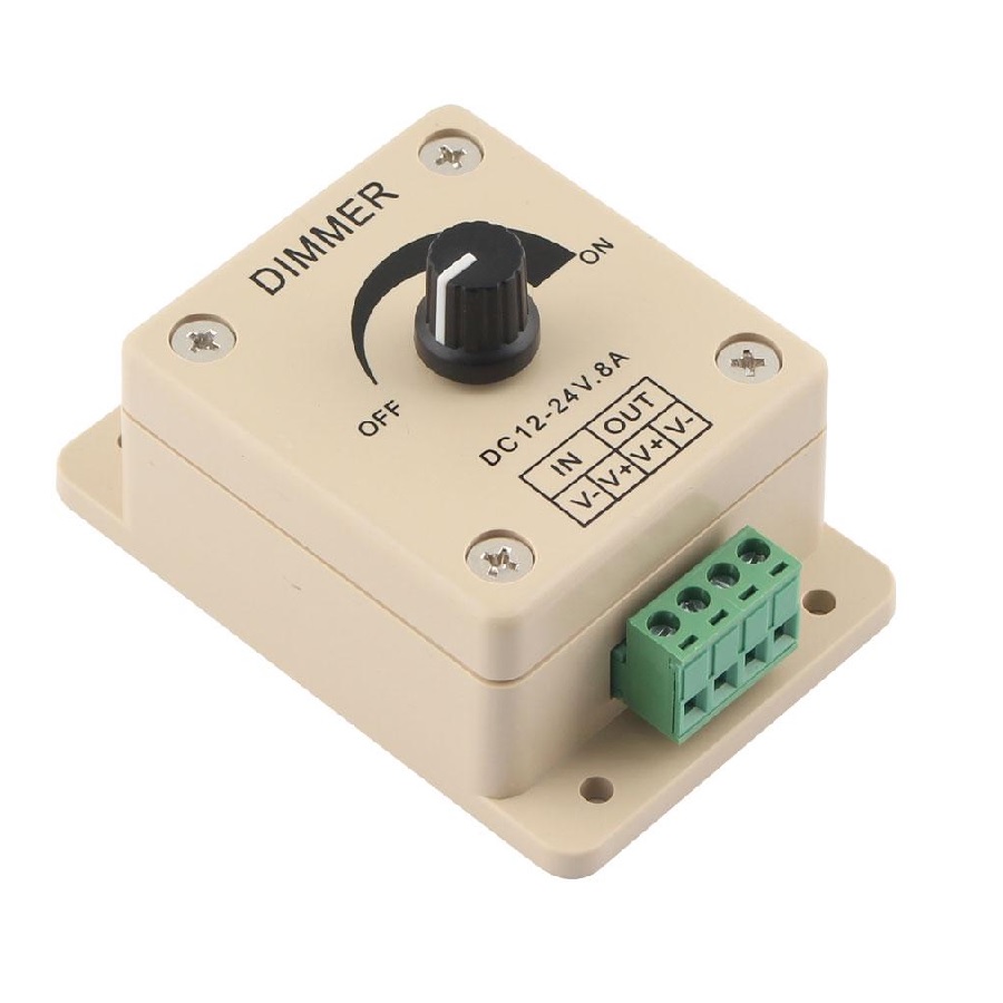 Buy 12V-24V 8A Adjustable Dimmer Switch For Single LED Strip Online at
