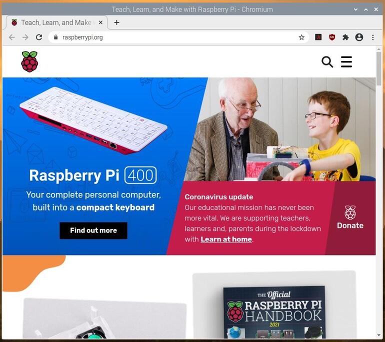 Chromium Raspberry Pi OS