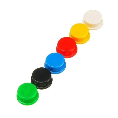 12X12X7.3 Mm Round Cap For Square Tactile Switch