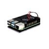 Aluminum Heat Sink Case With Double Fans For Raspberry Pi 4B - Black