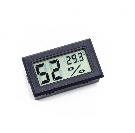 Black FY-11 Mini Digital LCD Environment DIY Thermometer