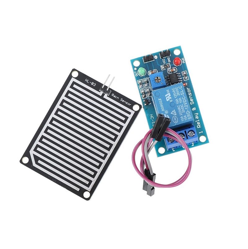 perfk 1 Set Raindrops Sensor Module Weather Detection For Arduino DIY KIT 3.3-5V