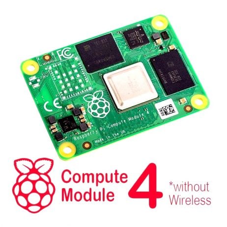 Raspberry Pi Compute Module 4 C1GB Ram - 8GB eMMC- No WiFi (Lite)