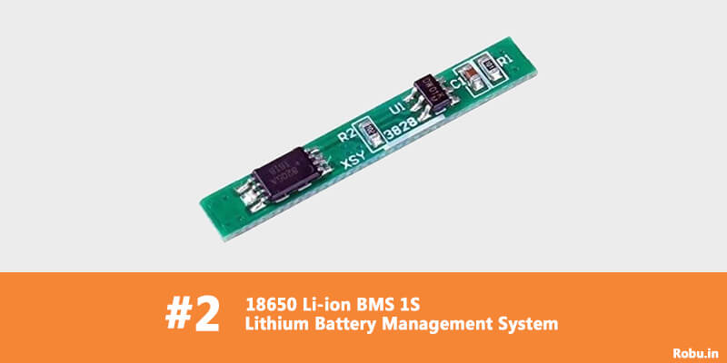 1s 18650 Li-Ion BMS - Popular Battery Management System Board - Robu.in