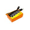 Orange 18650 Li-ion 2200mAh 7.4v 2S1P Protected Battery Pack-2c