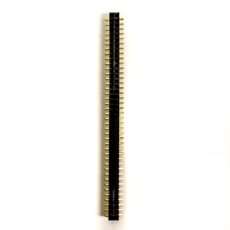 40X2 Female Header 2.54Mm Pitch - Surface Mount Type Connector