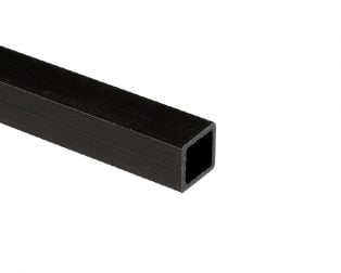 Pultruded Square Carbon Fiber Tube (Hollow) 10mm(OD) * 8mm(ID) * 1000mm(L)