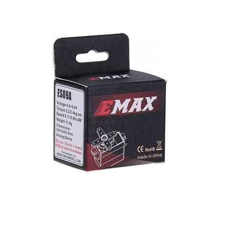 Emax Es09A (Dual-Bearing) Specific Swash Servo Motor For 450 Helicopters