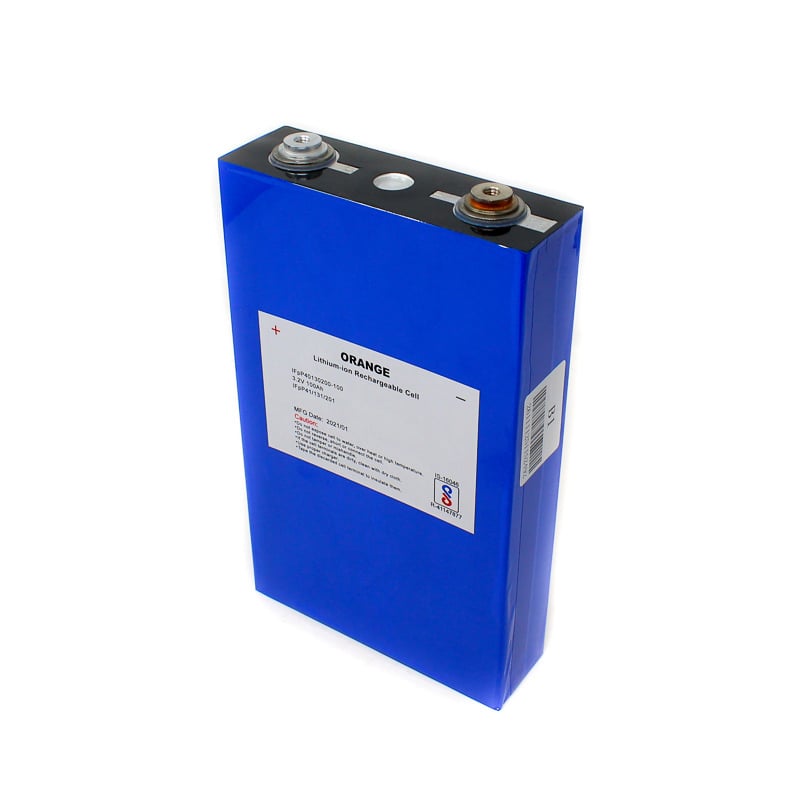 Buy Orange 100Ah Lithium Iron Phosphate Battery for EVs 