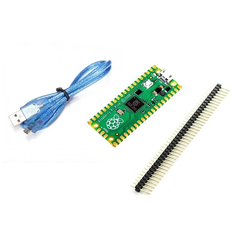 Buy Raspberry Pi Pico W with Headers and USB Cable Online In India