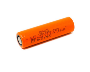 Orange A Grade ISR 18650 3.7V 2000mAh 10C Li-ion Battery