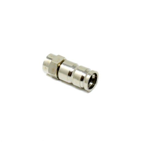 Rg6 F Dth Dish Tv Connector Straight Male For Cable