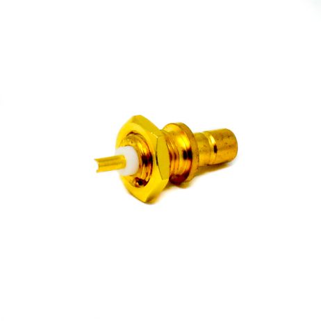Smb 180 Degree Connector Female With Thread Solder Type For Cable