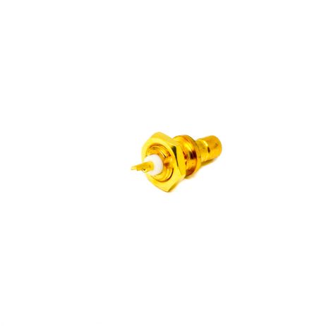 Smb 180 Degree Connector Female With Thread Solder Type For Cable