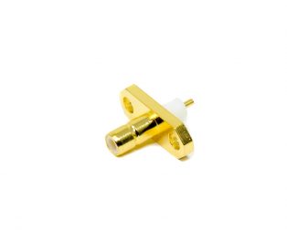 SMB Connector Straight Flange Female 2 Hole for Panel Mount