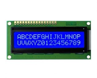 JHD 16×2 Character LCD Display With Blue Backlight