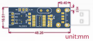 Waveshare Pl2303 Usb Uart Board (Type A)