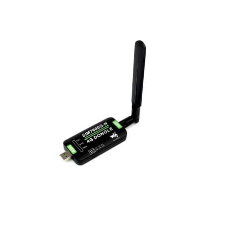 Waveshare SIM7600G-H 4G DONGLE, GNSS Positioning, Global Band Support