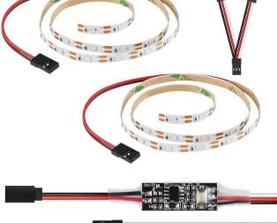 1 set LED Strips and LED Controller with Y-cable