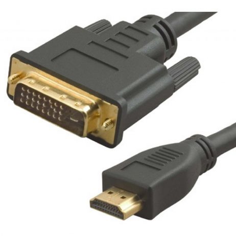 1.8M Pure copper HDMI to DVI Cable with Shielded Wire Double Magnetic Ring Anti-Interference