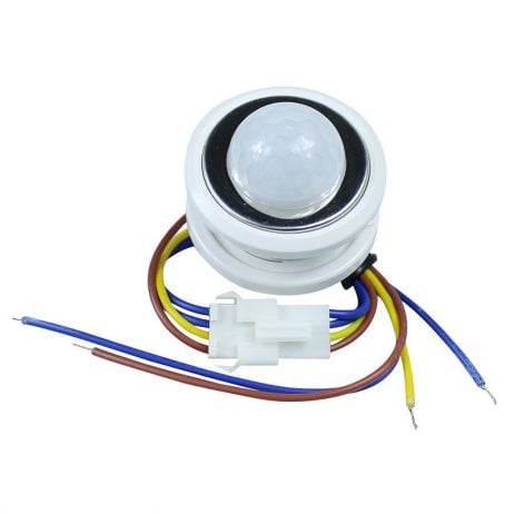 40mm LED PIR Detector Infrared Motion Sensor Switch With Adjustable Time Delay