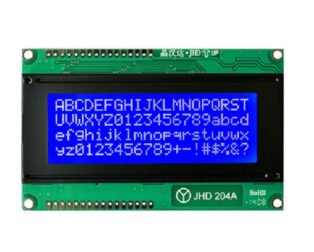 Original JHD 20x4 character LCD Display with Blue Backlight