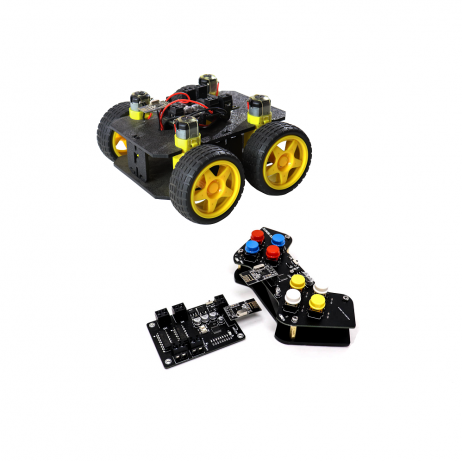 Cligo Wireless Remote Controlled Smart Robot Car Kit For Kids