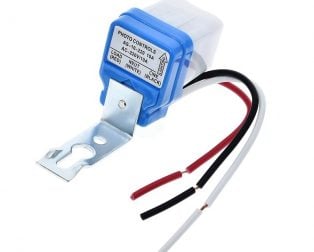 DC Automatic On/Off Photocell Street Lamp Light Switch Controller AC 220V 50-60Hz 10A