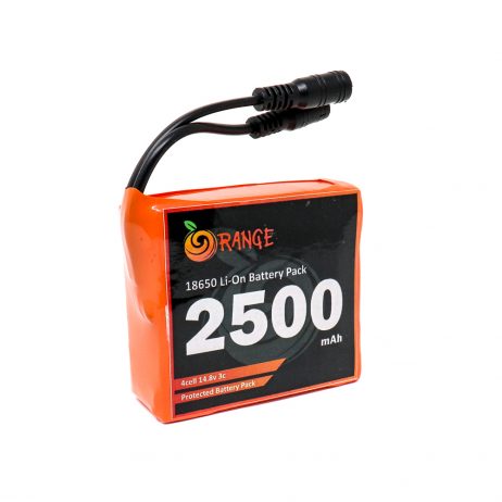 Orange 18650 Li-ion 2500mAh-4s-14.8v-3c 4S1P