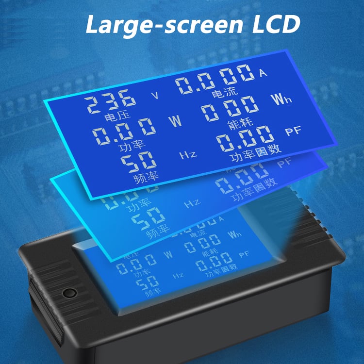 PZEM-018 AC Digital Display Power Monitor Meter
