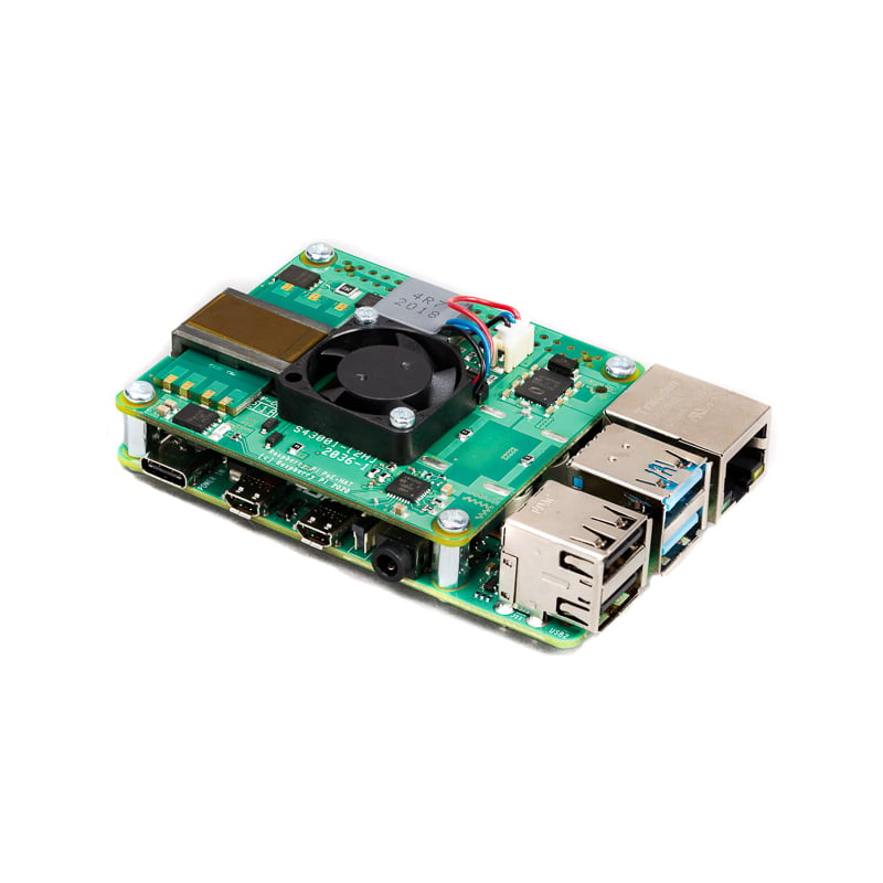 UCTRONICS PoE HAT for Raspberry Pi 4 Mini Power Over Ethernet Expansion Board for Raspberry Pi 4 B 3 B+ 